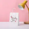 Bolsa de Papel Kraft Bolsa de Regalo de Agradecimiento Portátil Regalo Fiesta Cumpleaños Bolsa de Regalo Fabricante Suministro Listo Material Ecológico