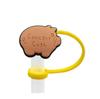 Tapa de Paja con Dibujo de Dólar Tapa de Silicona para Popote Tapa Antipolvo Personalizada para Té de Leche Tapa Antipolvo Accesorios Decorativos Transfronterizo
