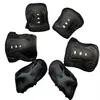 Equipamento de Proteção Infantil para Patinação 6 Peças Capacete Esportivo Conjunto para Skate e Patinação Joelheiras Cotoveleiras Munhequeiras Proteção de Segurança