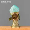 Sino de Pedra Bruta de Cristal Transfronteiriço Doze Constelações, Sino Pequeno de Cristal Natural, Sino Criativo de Mão, Ornamento de Atmosfera Festiva