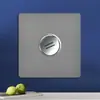 Tomada de Parede Cinza Versão Hong Kong e Austrália Tomada Estilo Britânico 13A com Painel de Interruptores de Carregamento Tipo-C+USB para Exportação