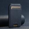 Para Apple 16ProMax Android Universal Celular Cartão de Sucção Magnética Caso Capa de Cartão MagSafe Anel Magnético PU Couro