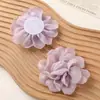 Estilo Coreano Elegante e Temperamental Doce Fino Brilho Queimado Rosas DIY Acessórios de Cabelo Feitos à Mão Broche Acessórios para Vestuário