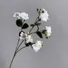 Flor de Jazmín Artificial de 5 Ramas, Decoración para el Hogar Estilo Fresco y Pastoral, Adorno para Sala de Estar, Flor para Mesa de Comedor, Set Fotográfico de Flor de Begonia