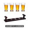 Caneca de cerveja artesanal, caneca de degustação, taverna, caneca de bebida de pequena capacidade, caneca de degustação de bar, suporte criativo para vinho de mão, porta-copos de madeira