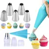 Amazon Juego de 14 Piezas Boquillas de Acero Inoxidable 304 Sin Costura Boquillas para Crema Batida de Repostería Bolsa de Algodón