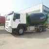 Exportação de Caminhão Tanque Misturador de Concreto Usado Howo 12 Metros Cúbicos 14 Metros Cúbicos Caminhão Misturador de Concreto Comercial Caminhão Misturador de Cimento