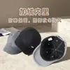 Boné de Baseball Retro Acolchoado de Veludo Lã 2025 para Homens de Meia-Idade e Idosos Quente à Prova de Vento Neve Aba Curta Boné de Pato
