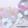 Lentejuelas Escama de Pez Redondas de Borde Redondeado de 8/15/25 mm Materiales Hechos a Mano DIY Vestido de Novia Vestido Ropa para Niños Lentejuelas