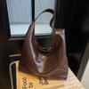 Bolso de mano de gran capacidad para mujer, bolso de hombro con textura de moda, bolso de mano informal combinable, con sentido avanzado de comercio exterior, 2024