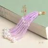 Acessórios Artesanais com Franjas e Pérolas Estilo Antigo Joias de Cristal DIY Charms para Bolsas Acessórios de Broche Pingentes Estilo Chinês