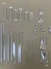 Nuevos accesorios para bodas, accesorios para barra de hielo, marcadores de pasillo de cristal de hielo, candelabro de múltiples capas, lámina acrílica, decoración de candelabro de cristal.