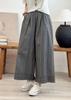 Pantalones de pierna ancha con costuras de encaje de diseño para mujer, pantalones cortos finos de verano, holgados, cintura elástica, cubren la carne, pantalones tipo falda ajustados, venta al por mayor