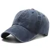 Gorra Personalizada para Hombre Primavera y Otoño Lavada Gorra de Béisbol Color Placa Clara Estilo Coreano Gorra de Bóveda Color Sólido Gorra Deportiva para el Sol