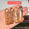 Accesorio Creativo DIY Hecho de Madera de Azufaifo Golpeada por un Rayo con un Amuleto de Buena Salud, Adecuado para Pulseras, Espaciadores de Cuentas, Cordones Trenzados y Colgantes