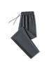 Pantalones casuales de seda de hielo nuevos, pantalones deportivos de calidad de talla grande, pantalones de verano frescos para hombre, 80% nailon, logotipo