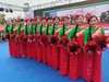 Danza Cuadrada, Danza Yangko, Trenzas de Flores Rojas, Actuación de Danza, Cabello Trenzado, Accesorios, Tocados, Trenzas Largas de Flores Rojas