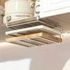 Estante para Tabla de Cortar de Cocina Transfronterizo Estante de Almacenamiento Debajo del Gabinete Estante de Almacenamiento para Utensilios de Cocina Estante Multifuncional de Gabinete de Pared Estante en Capas