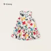[Colección de Vestidos Infantiles] Vestidos para Niñas, Vestidos de Algodón para Niños Pequeños, Vestidos de Bebé sin Mangas, Vestidos de Línea A Estilo Pastoral, Ropa Infantil
