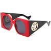 3414 Rebaja Gafas de Sol Cuadradas Grandes Moda Europea y Americana para Hombres y Mujeres Lujo Gama Alta Protección UV Transfronterizo Amazon