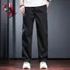 Pantalones casuales frescos y ligeros para hombre, nuevos pantalones de verano 2026, finos, holgados, de pierna recta, para ir al trabajo, estilo simple y maduro, pantalones de hombre