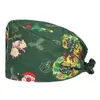 Gorro quirúrgico estampado gorro de quirófano gorro de doctor enfermera gorro de belleza hospital de mascotas gorro de trabajo gorro de calabaza gorro de cola de milano