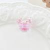 Cuentas sueltas acrílicas estilo coreano para manualidades infantiles cabeza de Mickey agujero recto con cuentas accesorios para la cabeza hechos a mano DIY accesorios para goma elástica