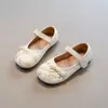 Zapatos Hanfu para Niñas, Zapatos Individuales para Niños, Nuevo Estilo Primavera y Otoño 2026, Zapatos de Estilo Tradicional Chino con Suela Suave, Zapatos Pequeños de Cuero, Zapatos para Niños de Estilo Antiguo, Zapatos Bordados