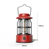 Linterna de Camping Retro Recargable Luz de Ambiente para Tienda de Campaña Iluminación Exterior Luz Colgante para Campamento Luz Cob para Campamento