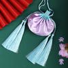 Bolsitas Vacías, Adornos Colgantes, Bolsitas de Estilo Tradicional, Bolsas de Aroma con Bordado de Palacio, Bolsas Vacías Portátiles para Regalo Hanfu