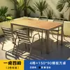 Mesas y Sillas de Exterior de Aleación de Aluminio Nórdico Balcón de Ocio Mesa de Centro de Acero al Carbono Silla Redonda Cafetería Tienda de Té Patio Mesa de Exterior