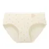 Pantalitas de algodón puro para mujer con refuerzo de algodón puro, lazo de estudiante, estampado floral pequeño, cintura sexy de encaje, tiro medio, bragas triangulares transpirables