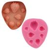 Molde de bolo em formato de morango com preço de fábrica, faça você mesmo, molde de silicone para confeitaria, molde de gelo, molde de sabão H1760, molde de ovo