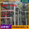 Pabellón Curvo de Metal Minimalista Moderno para Patio Exterior Gazebo de Estructura de Acero Proyecto de Paisajismo para Villa en el Jardín