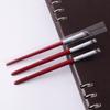 Pluma para viñetas de arte de uñas pluma de sellado poste de abedul rojo pluma de brillo pintada pluma de estrella pluma de transición de degradado diagonal