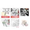 Llave de Copo de Nieve Multifuncional Llavero Portátil Hexagonal Grueso Acero de Alto Carbono Octagonal Mini Herramienta Llave Universal