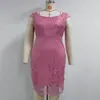 2026 Ropa de Mujer de Tallas Grandes Europea y Americana Transfronteriza Verano Nuevo Vestido Sexy de Encaje Venta al por Mayor de Fábrica en Stock