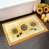 Alfombra de Felpa Absorbente para Baño Dopamina Alfombra Tufted Antideslizante Personalizada Puerta de Inodoro Tulipán