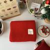 Bufanda de Punto Retro de Color Sólido para Año Nuevo y Navidad para Mujer, Estilo Coreano de Invierno, Cálido Abrigador Atmosférico de Otoño e Invierno, Calentador de Cuello para Pareja