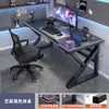 Mesa de esquina para juegos mesa de computadora escritorio para el hogar escritorio doble estantería mesa integrada mesa de esquina para dormitorio escritorio