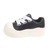 Zapatos de pan, tenis casuales, zapatos de papá, nuevo estilo súper popular 2026, zapatos de plataforma de suela gruesa, colección de otoño para mujer, tenis blancos robustos