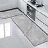 Alfombra de Piso de Barro Diatomeas Suave Tecnología Terciopelo Alfombra Larga de Cocina Anti-Manchas de Aceite Libre de Manchas Esterilla para Pies Resistente a Manchas Antideslizante Lista para la Venta