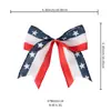 Decoraciones de Lazos Navideños Personalizados, Colgantes Decorativos para el Día de la Independencia y San Valentín, Adornos Navideños con Lazos