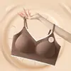 Chaleco térmico invisible de otoño e invierno para mujer, sin costuras, sin varillas, soporte lateral, que genera calor, realza la espalda y sujetador levanta-busto