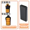 Chaleco térmico transfronterizo chaleco térmico inteligente a prueba de frío USB calefacción eléctrica ropa calefactora calefacción eléctrica a temperatura constante chaleco para hombre