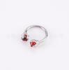 Anillo de nariz de garra de dragón explosiva transfronteriza, pendientes de clavo para hueso de oreja de circón, aro para labio, los más vendidos Amazon AliExpress
