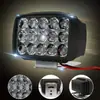 Fabricante de Holofote Externo de 15 Leds Tensão Ampla Holofote Externo para Moto Elétrica Holofote Externo de Plástico 9-80V Alto Brilho