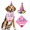 Banner de Cumpleaños para Perro Bandera de Fiesta de Cumpleaños para Mascotas Bandera de Letras de Cumpleaños Bandera con Huella de Pata Bandera de Cola de Pez
