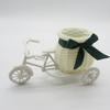 Yongshenghua DIY Hecho a Mano Cesta de Mini Adornos Triciclo de Boda Cesta Triciclo Creativo Cesta de Adornos de Mimbre