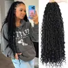 Cabelo de Crochê para Comércio Exterior, Dreadlocks 22 polegadas Feizi Rio Deusa Locs Cabelo de Crochê